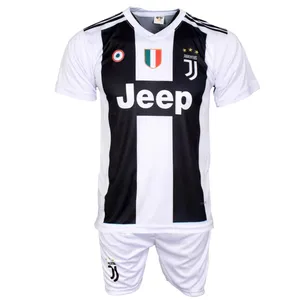 پیراهن و شورت ورزشی مردانه طرح رونالدو مدل یونتوس 2018/19