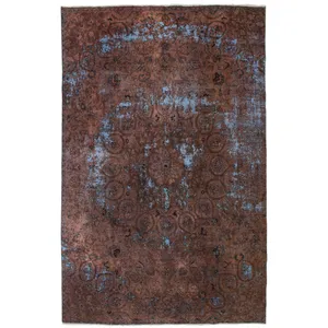 فرش دستبافت وینتیج شش متری کد 18