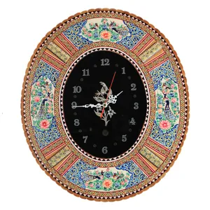 ساعت دیواری خاتم کاری کد 3-70170