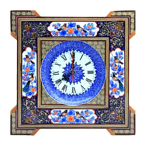 ساعت دیواری خاتم کاری کد 9-70142