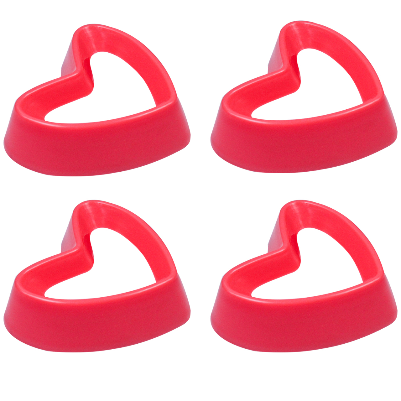 قالب شیرینی بک ویر مدل Heart بسته 4 عددی