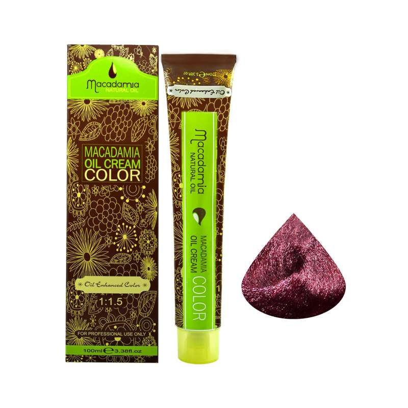 رنگ موی ماکادامیا شماره 6.20 حجم 100 میلی لیتر رنگ بلوند شرابی تیره