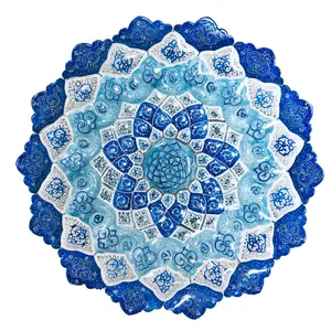  بشقاب مینا کاری اثر استاد فروتن کد 4