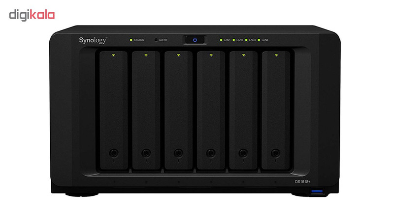ذخیره ساز تحت شبکه 6Bay سینولوژی مدل دیسک استیشن DS1618Plus