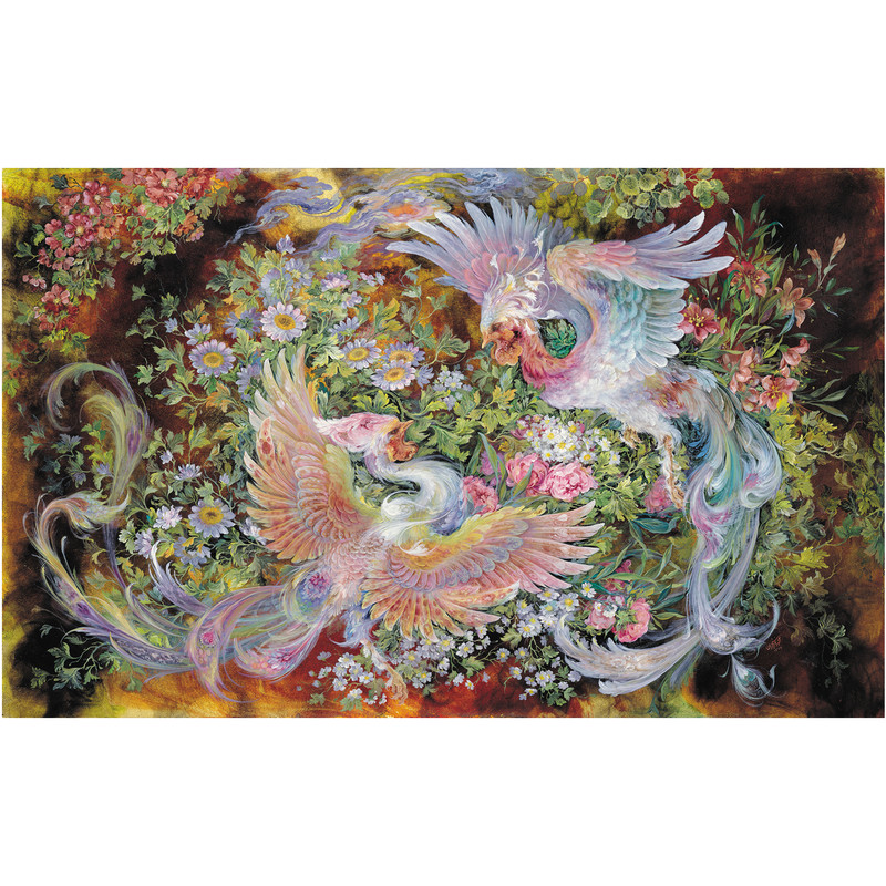 کارت پستال طرح مینیاتور استاد فرشچیان مدل عطر محبت