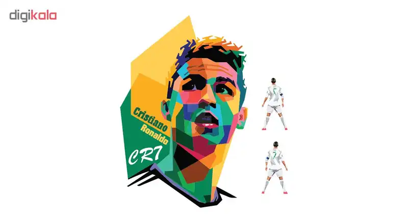 اسکین پلی استیشن 4 طرح Mini CR7 مجموعه 3 عددی