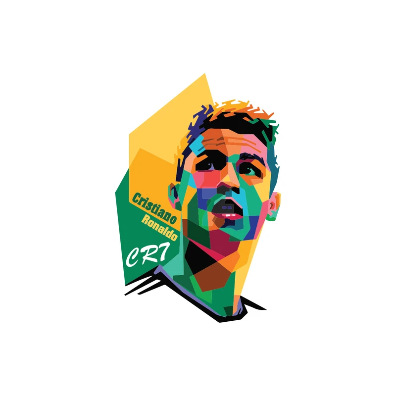 استیکر لپ تاپ گراسیپا مدل CR7
