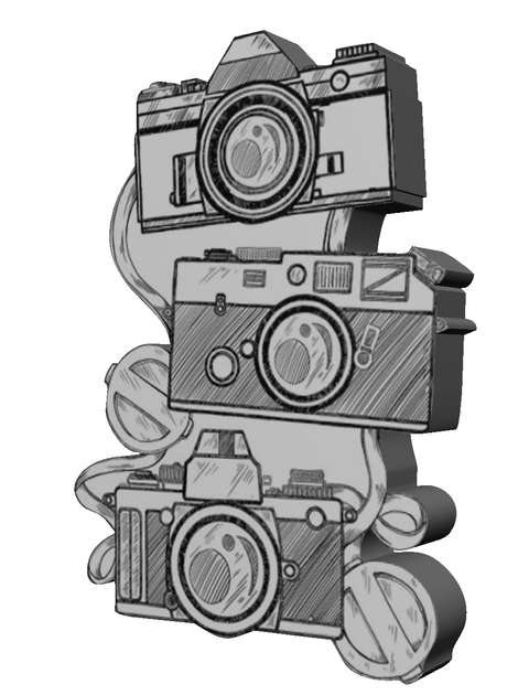 پیکسل طرح دوربین کد 8