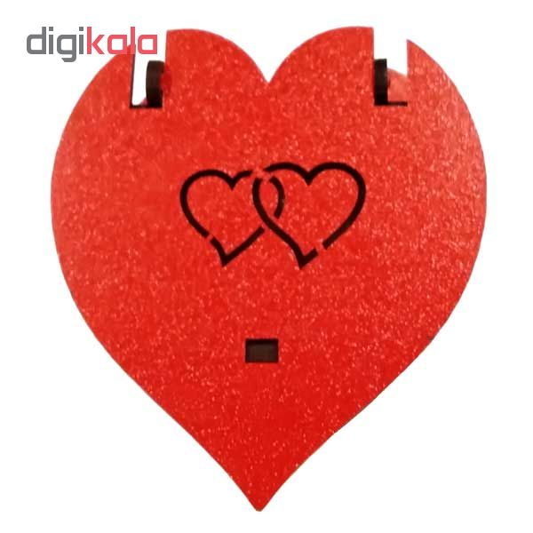 جعبه جواهرات چوبی مدل Twoheart