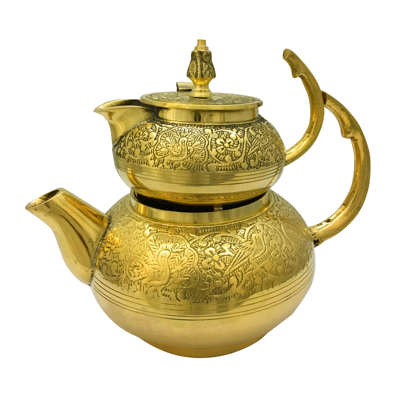ست کتری و قوری طرح طاووس مدل 03
