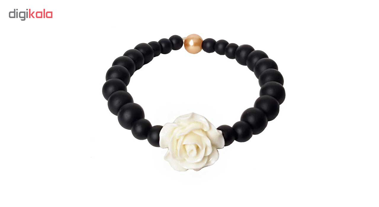 دستبند مهره مانی چرم کد BM-410