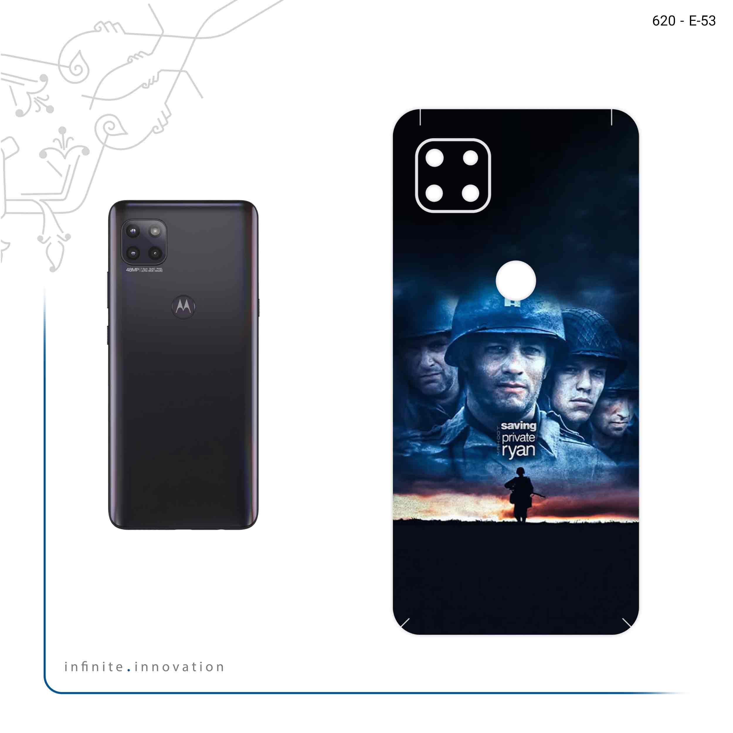 برچسب پوششی ماهوت مدل Saving Private Ryan مناسب برای گوشی موبایل موتورولا MOTO G 5G