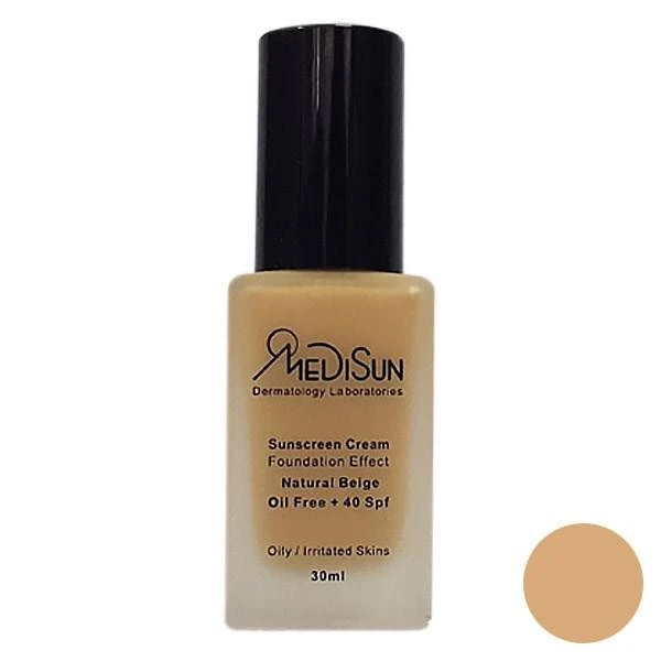 کرم پودر مدیسان سری Oily Skin مدل Foundation Effect No 2 حجم ۳۰ میلی لیتر