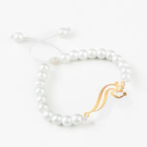 دستبند نقره گلامور طرح نسترن کد 04