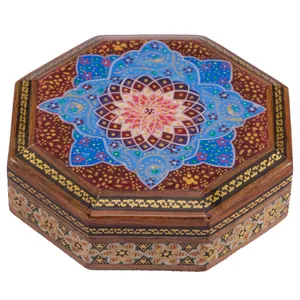 جعبه جواهرات خاتم کاری گالری گوهران مدل 535