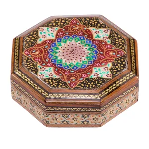جعبه جواهرات خاتم کاری گالری گوهران مدل 539