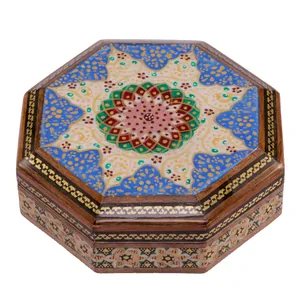 جعبه جواهرات خاتم کاری گالری گوهران مدل 542