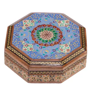 جعبه جواهرات خاتم کاری گالری گوهران مدل 546