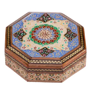 جعبه جواهرات خاتم کاری گالری گوهران مدل 547