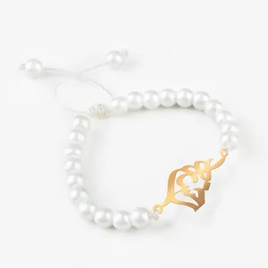 دستبند نقره گلامور طرح رخساره کد 04