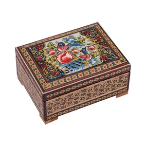 جعبه جواهرات خاتم کاری گالری گوهران مدل 502