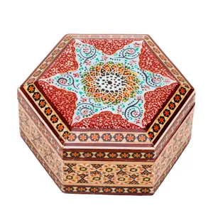 جعبه جواهرات خاتم کاری گالری گوهران مدل 564