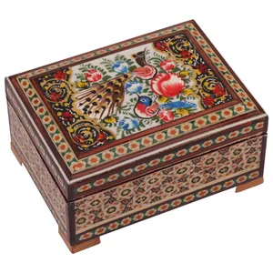 جعبه جواهرات خاتم کاری گالری گوهران مدل 509