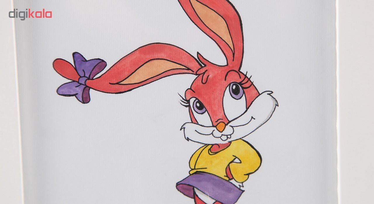 تابلو نقاشی گالری آرمه طرح خرگوش کد 311026