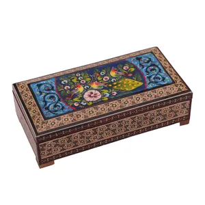 جعبه جواهرات خاتم کاری گالری گوهران مدل 590