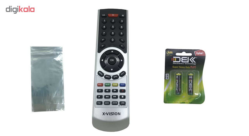 ریموت کنترل ایکس ویژن مدل IE-R1250 ریموت کنترل ایکس ویژن مدل IE-R1250