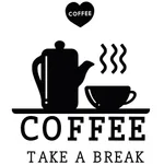 استیکر چوبی ژیوار طرح COFFEE