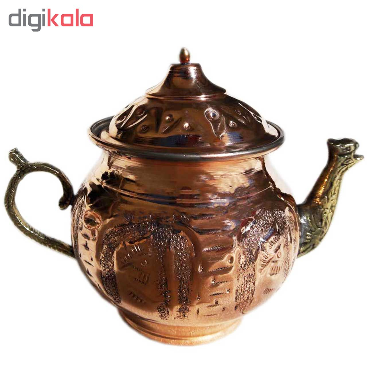 قوری مسی مدل تخت جمشید کد 1