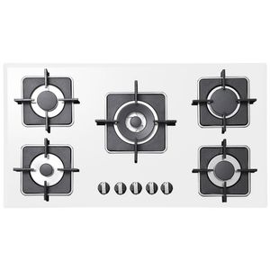 اجاق گاز صفحه‌ای پنج شعله استیل البرز مدل G-5910-W