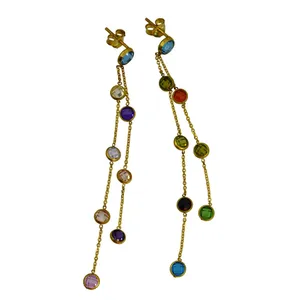 گوشواره طلا 18 عیار کانیار گالری مدل G35