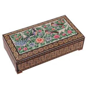 جعبه جواهرات خاتم کاری گالری گوهران مدل 606