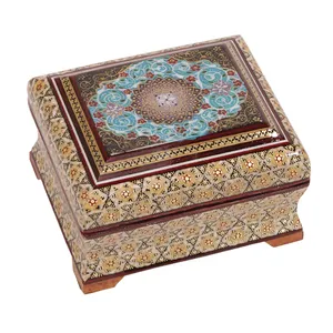 جعبه جواهرات خاتم کاری گالری گوهران مدل 638