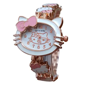 ساعت مچی عقربه ای دخترانه و بچگانه کیتی کد KITI-03