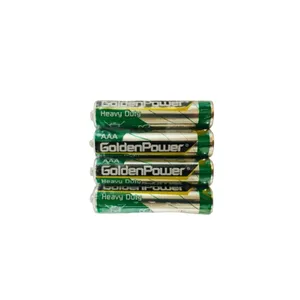 باتری نیم قلمی گلدن پاور مدل heavy duty بسته 4 عددی