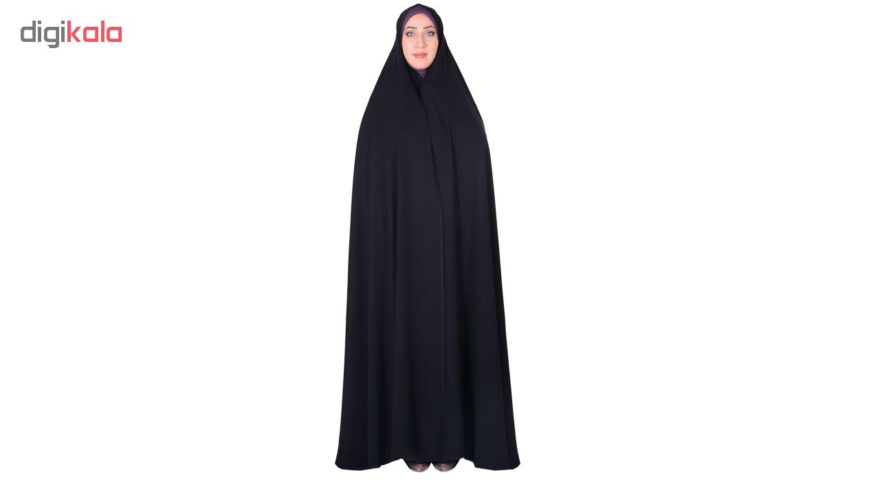 چادر سنتی ایرانی کرپ کریستال شهر حجاب مدل 8007