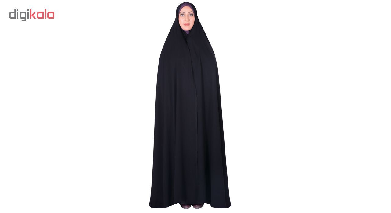 چادر سنتی ایرانی کرپ کریستال شهر حجاب مدل 8007 -  - 2
