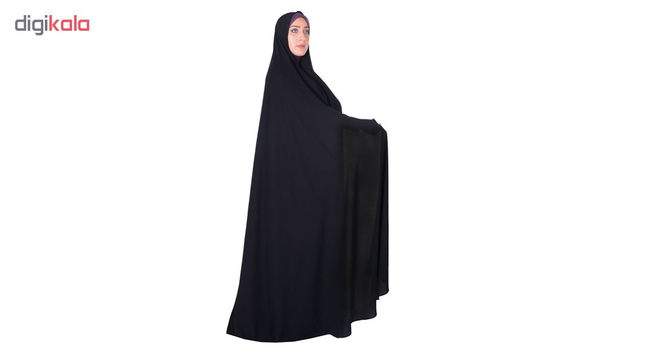 چادر سنتی ایرانی کرپ کریستال شهر حجاب مدل 8007