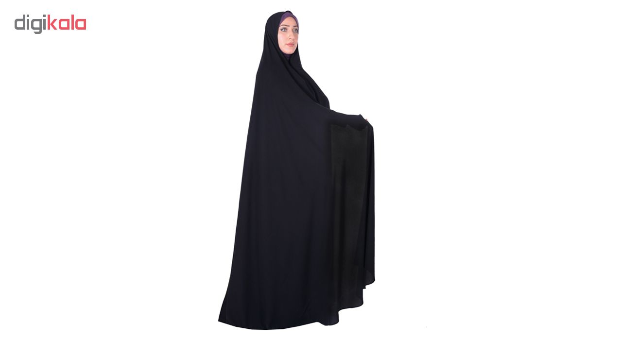 چادر سنتی ایرانی کرپ کریستال شهر حجاب مدل 8007 -  - 3