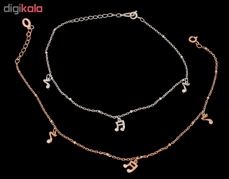 پابند نقره طرح موزیک پابند نقره طرح موزیک