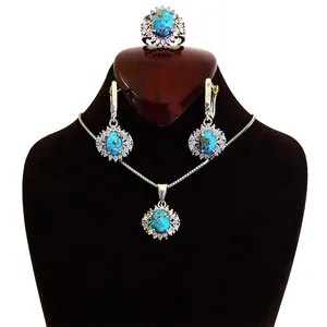نیم ست نقره گالری احد کد 4600