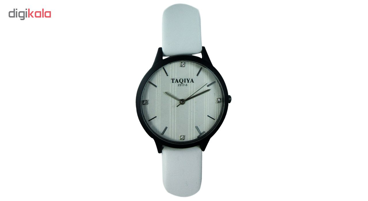 ساعت مچی عقربه ای تاکیا مدل BWP رنگ سفید