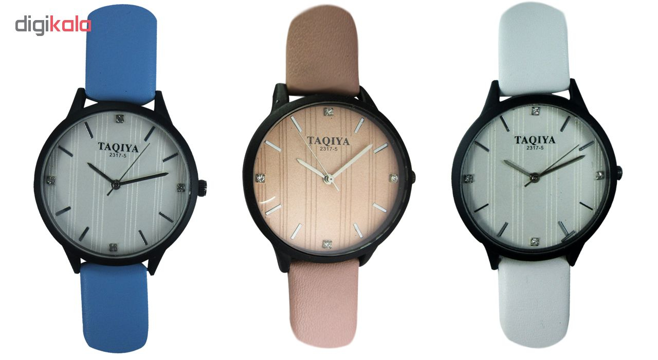 ساعت مچی عقربه ای تاکیا مدل BWP رنگ سفید