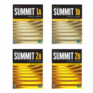 نقد و بررسی کتاب Summit 3rd اثر Joan Saslow انتشارات Pearson چهار جلدی توسط خریداران