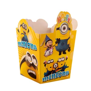 ظرف پاپ کورن مدل مینیون کد 1 بسته 10 عددی