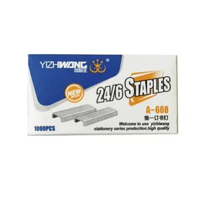 سوزن منگنه ایژی وانگ کد A-608 سایز 24/6 بسته 1000 عددی