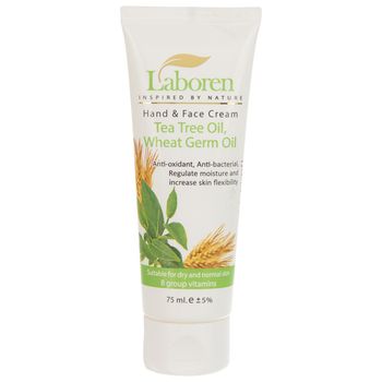 کرم مرطوب کننده لابورن مدل Tea Tree Oil حجم 75 میلی لیتر